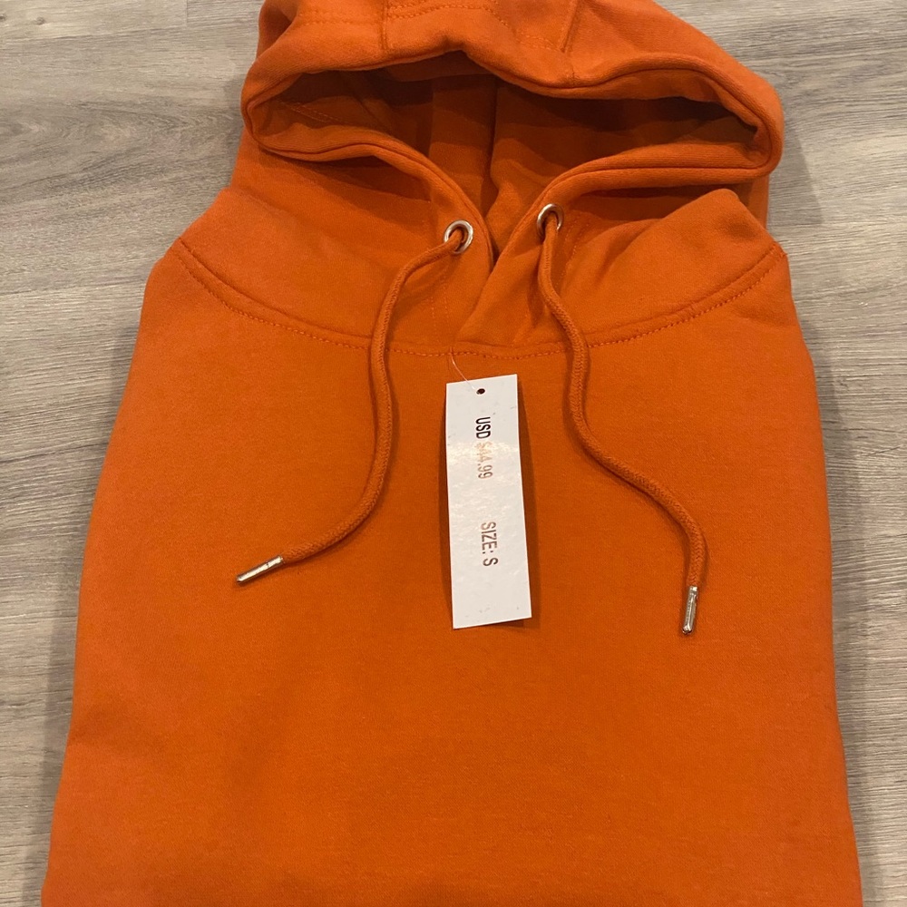 Burnt Orange blank hoodie